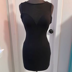 Small forever 21 sheer bodycon dress